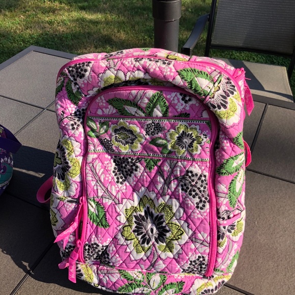 Vera Bradley Pink Swirl Backpack - Picture 1 of 2